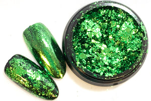 Holiday Candy Chrome Set - Red & Green