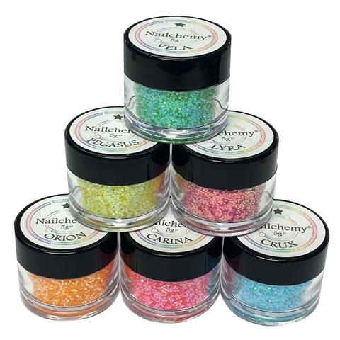Pastel Constellation Glitters - Full Collection - 5g Pots