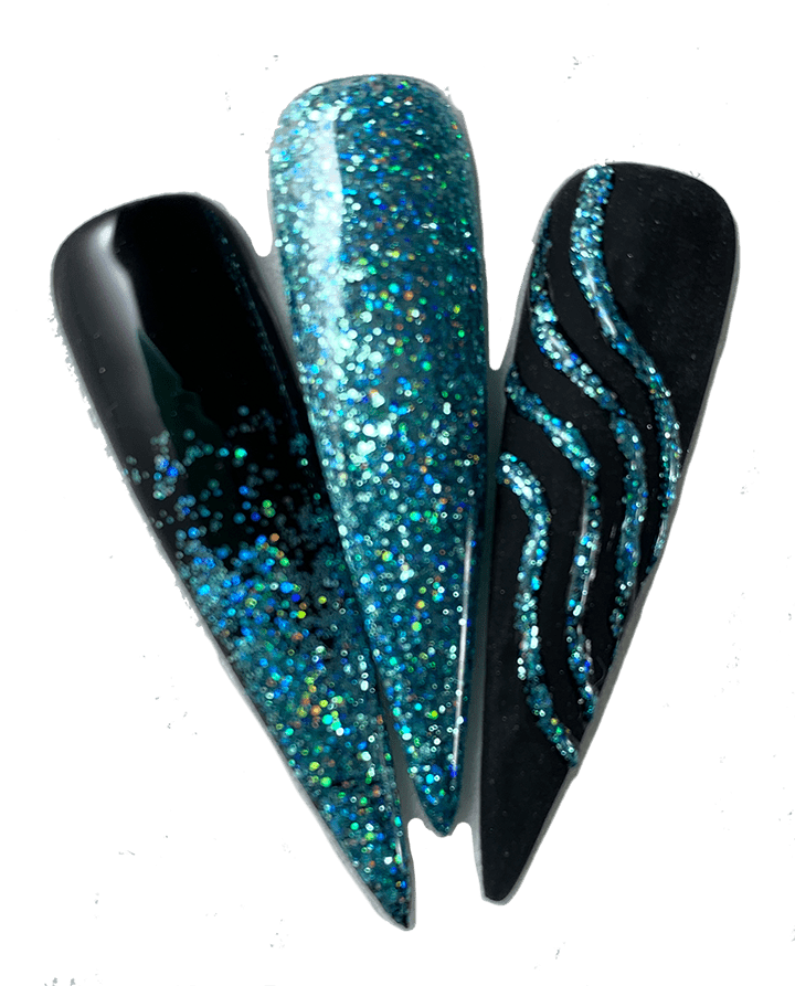 Glitter Bomb 9 - Holographic Blue - NEW FORMULA!