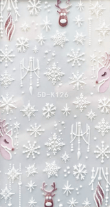 Pasties NEW! - Textured 5D Snowflakes 126 - PF's