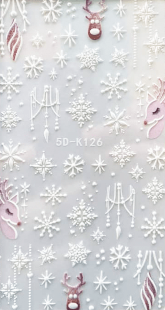 Pasties NEW! - Textured 5D Snowflakes 126 - PF's