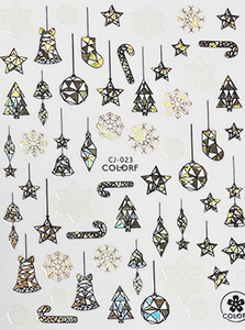 Pasties - Holo Gold Ornaments  NEW! - PF