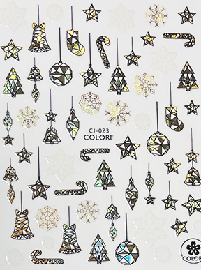Pasties - Holo Gold Ornaments  NEW! - PF