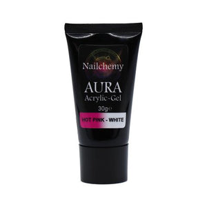Hot Pink-to-White Color Changing Aura Acrylic-Gel - 30g