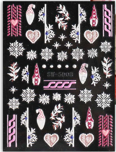 Pasties - TEXTURED 5D DECALS SWEATER WEATHER 2 - 5D08 NEW! - PF