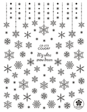 Load image into Gallery viewer, Pasties - Snowflakes - White, Black, Silver, Gold - PF&#39;s (4pc Set or Individual Colors)