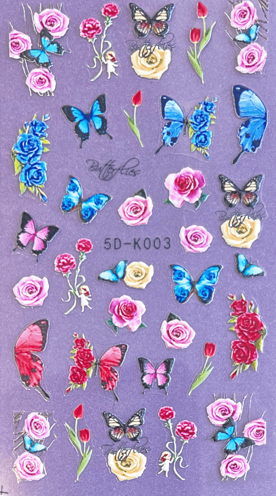 Textured 5D Pasties - Butterflies 2 003