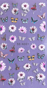 Textured 5D Pasties - Butterflies 001